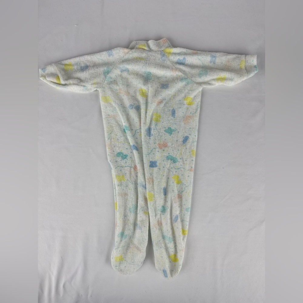 Vintage Dreamland Button Style Footed One Piece Unisex Onsie for 6-9 Months - Picture 3 of 6